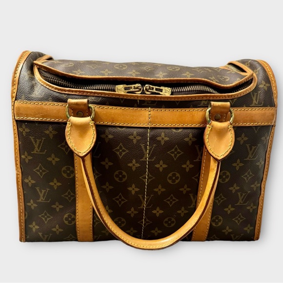 LOUIS VUITTON 1988 Monogram Sac Chaussures 40, Vintage - Picture 15 of 16